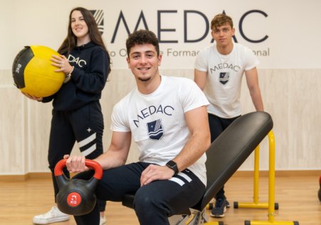 Estidiantes de Medac de la rama Deporte